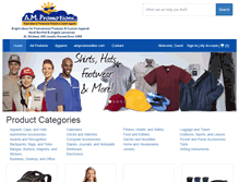 Tablet Screenshot of ampromotionsllc.com